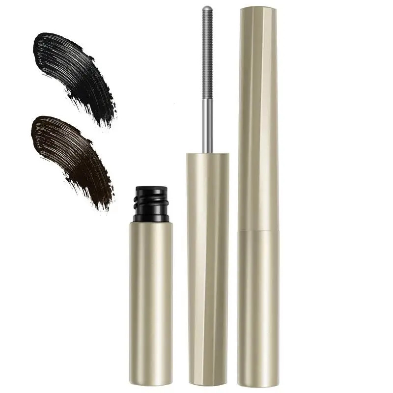 Metal Head Brush Mascara Curling Slim Thick Anti-Sweat Lasting Eye Cosmetics Tools Tube 240428