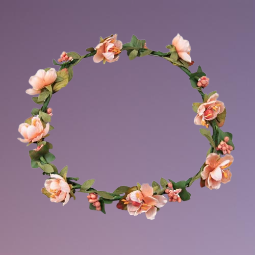 Beach Summer Flower Wreath Garland Crown Festival Wedding Bridal Bridesmaid Floral Headband BOHO Headdress Headpiece Hair Accessor