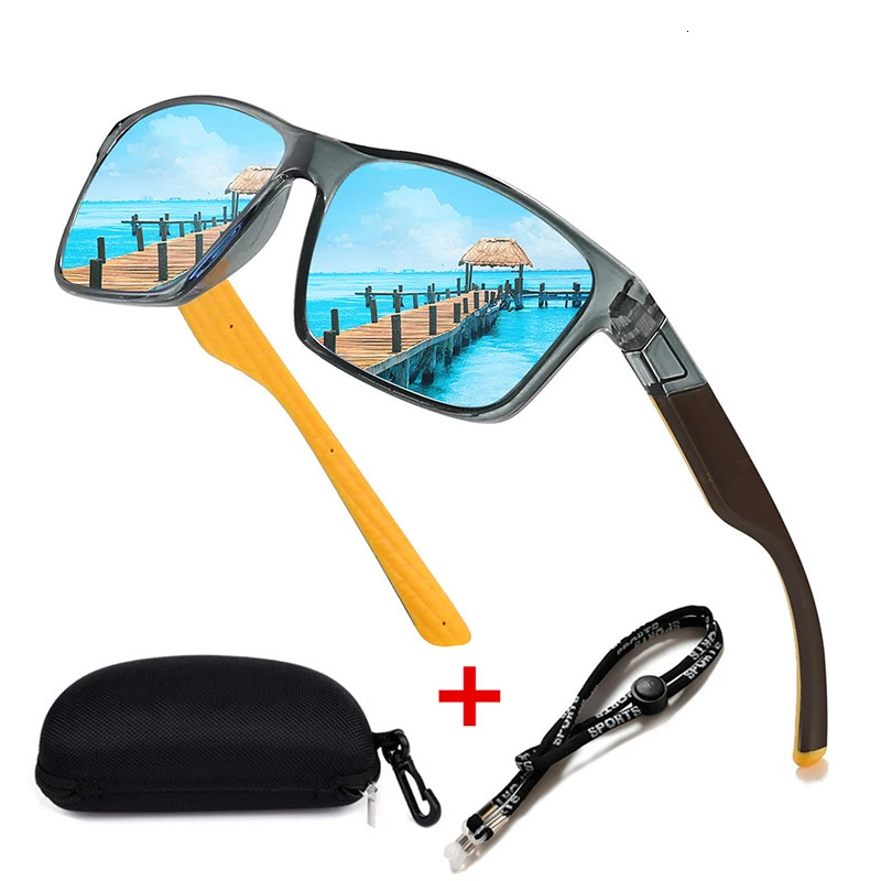 Driving Polarized Glasses Camping Cycling Polarized Sunglasses Sports UV 400 Colorful Outdoor Fishing Glasses Men Women 240504