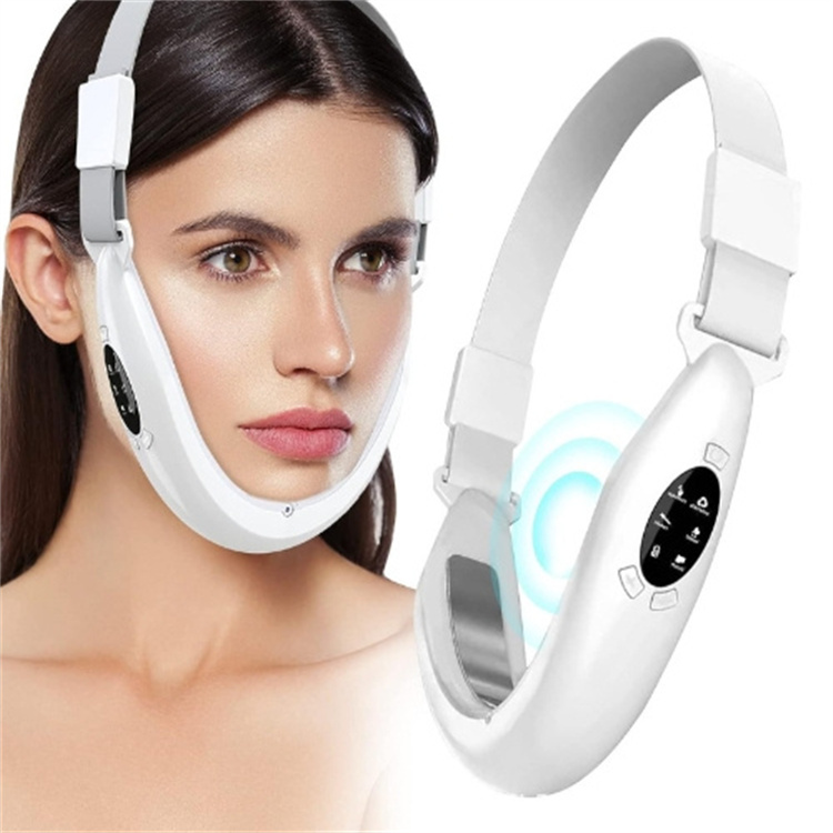 Micro current face slimming instrument for lifting tightening massage beauty color light intelligent three-dimensional V-shaped face shaping instrumen