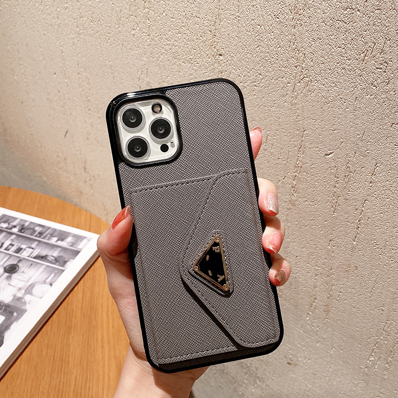 designer phone case Leather Small Incense 14 15 Phone Case IPhone 13 Pro Max 12 Full Package Anti-drop Cover shell With Card Pocket iphone Case Retail