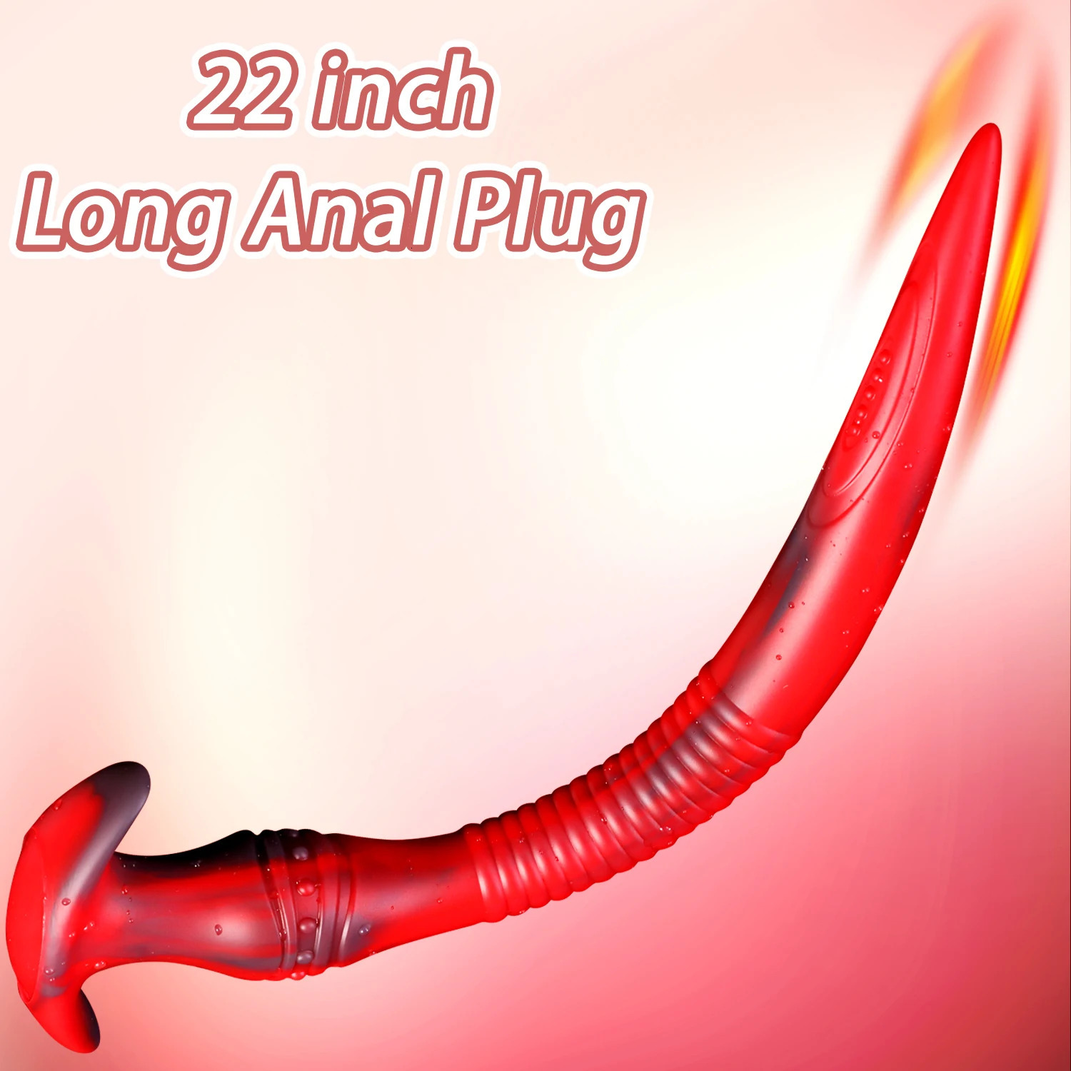 Super Anal Plug 22 inch Butt Plug Tail Adult Sex Toys For Women Men Gay Prostate Massage Anal Dilation Soft Silicone Buttplug 240425