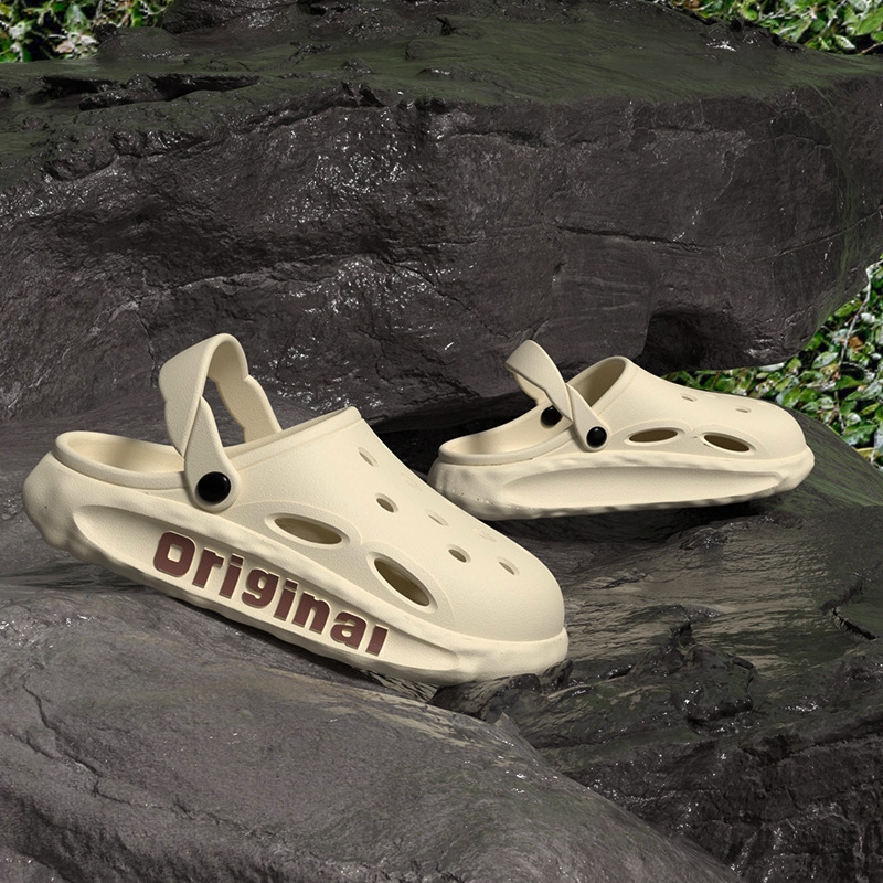 slip Wear Summer Men Anti Home EVA for External Use, Feet Feeg Cool Slippers Hole Shoes Lhshoe