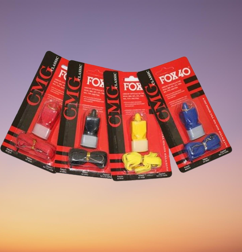 Whistle Plastic Key Rings FOX 40 Soccer Football Basketball Hockey Baseball Sports Classic Referee Whistle Survival Outdoor