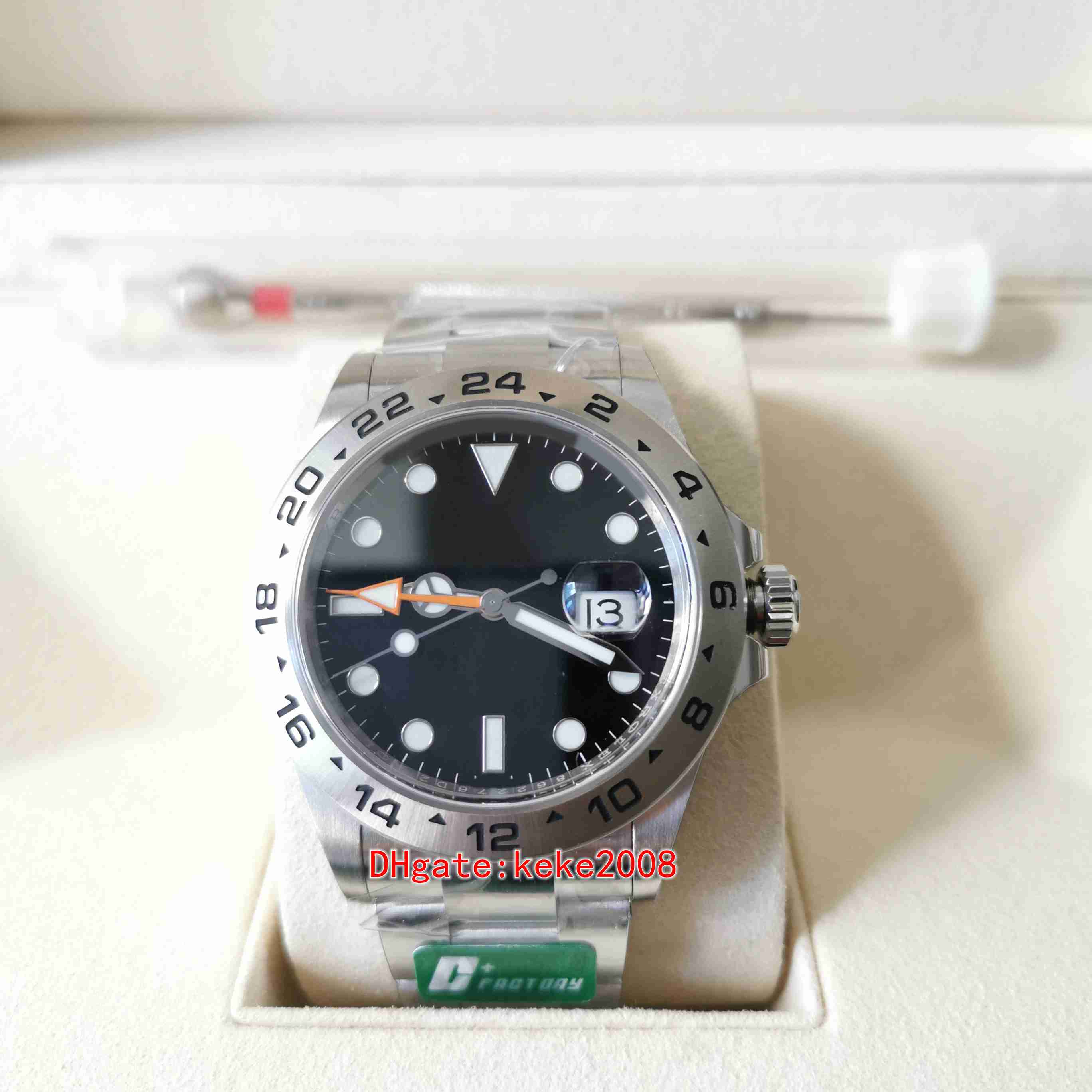 C+F Super Quality man Watch 904L Steel 42mm 226570 black Dial Waterproof Sapphire CAL.3187 Movement Mechanical Automatic Mens Watches Wristwatches