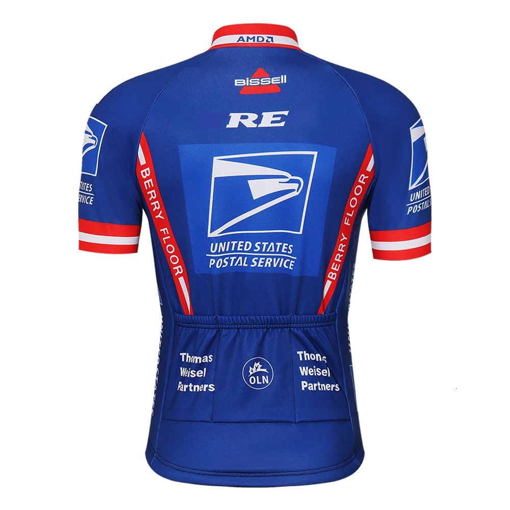 Cycling jersey Men Retro Set Bib Shorts Suit Blue Clothing Bicycle Clothes Mtb Sportswear Breathable Summer Short Sleeve Gel 240506