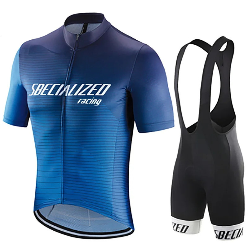 Pro Cycling Jersey Set Summer Men Wear Mountain Bicycle Clothing MTB Bike Riding Clothes Suit 240506