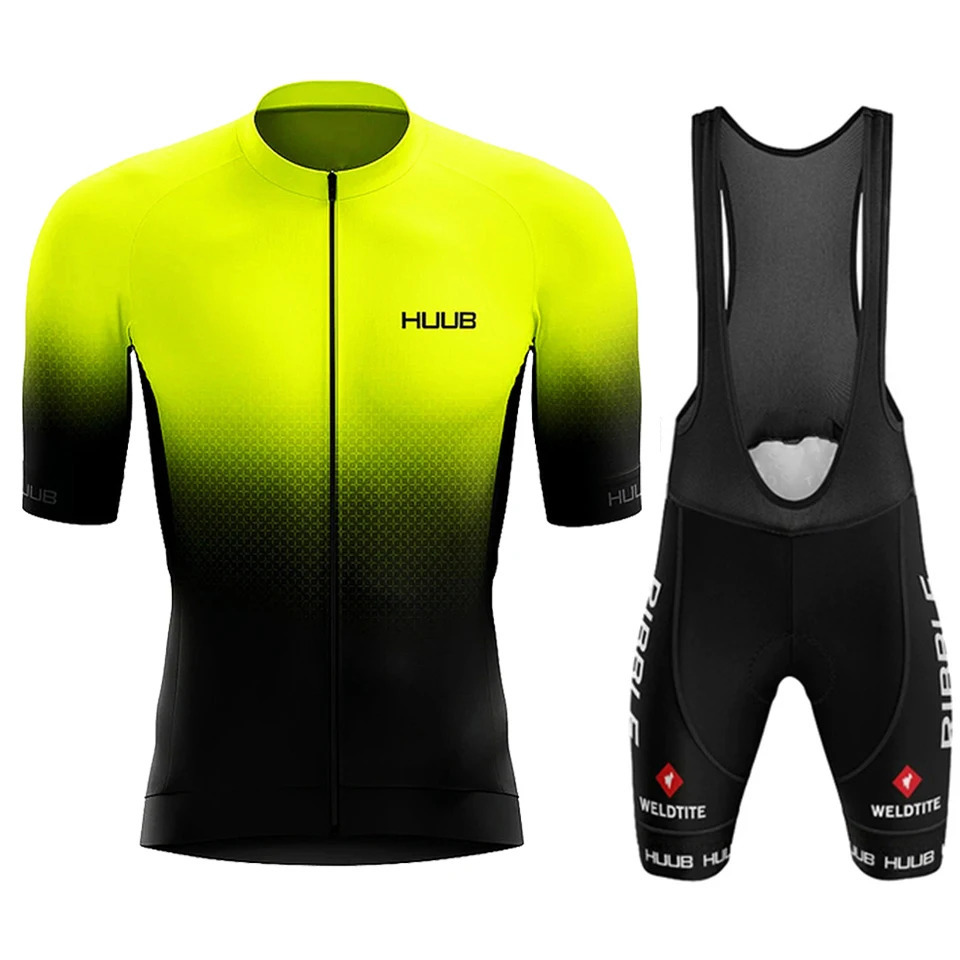 HUUB Summer Men Clothing Cycling Shorts Mtb Cycle Jersey Complete Male Uniform Road Jacket Pants Gel Bicycle Suit Sports Set 240506