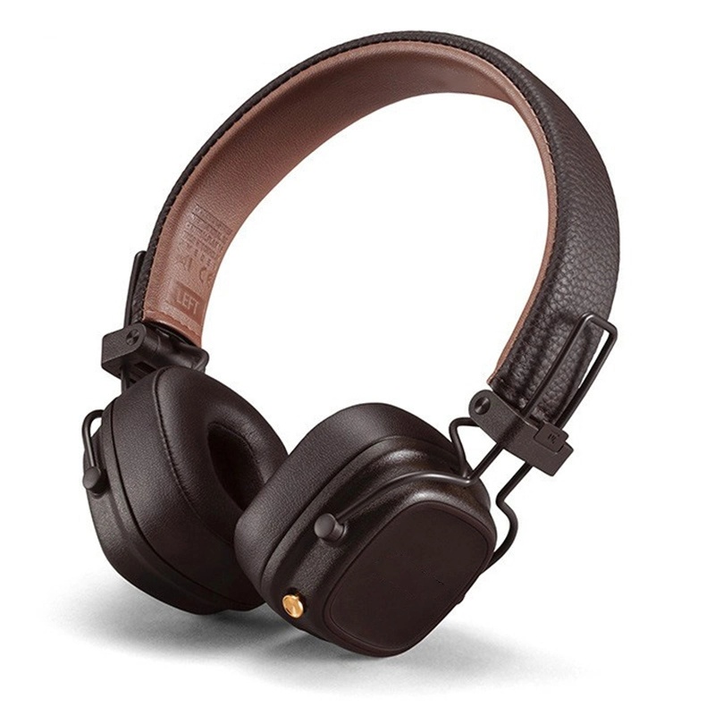 Headphones 3 Wireless Headphones Game Headphones Bluetooth Noise Reduction MARSHALL MAJOR3 III Bluetooth Wireless Headphones Black Brown