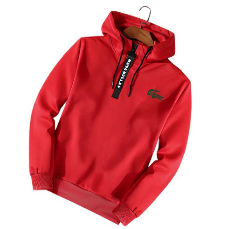 Men's Hoodies Sweatshirts 2024 Mens Tracksuit High Quality Half Zip Hoodie Sweatshirt Casual Daily Boys Versatile Hoodie Gym Jogger Mens Clothing