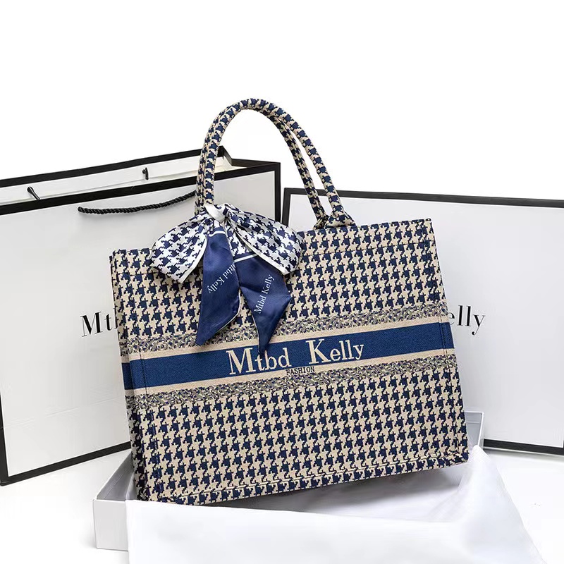 Luxury Designers the tote bag 7A Top Original Totes Bag Tiger Embroidery BOOK Handbag TOTE Women's Classic Handle Laptop Large Capacity Shopping Bag Commuting Canvas
