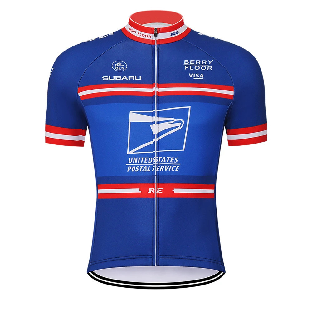 Cycling jersey Men Retro Set Bib Shorts Suit Blue Clothing Bicycle Clothes Mtb Sportswear Breathable Summer Short Sleeve Gel 240506