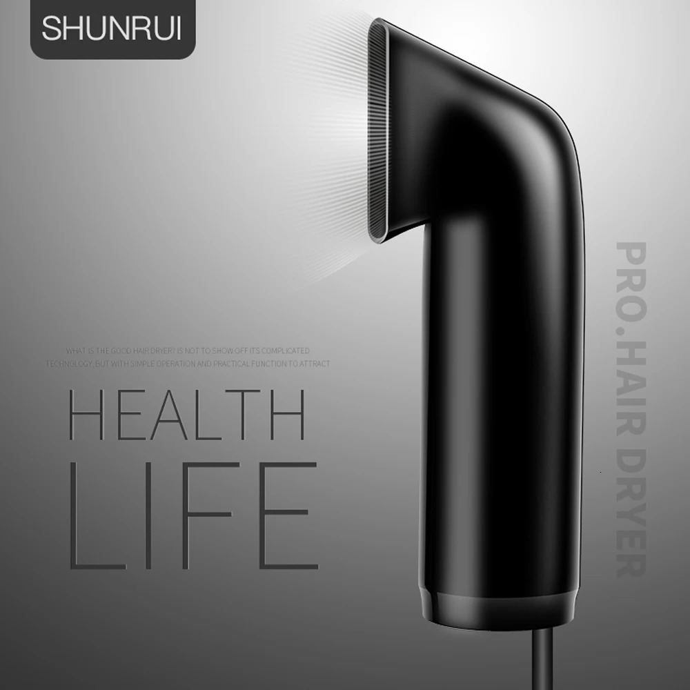 Strong Wind Cold Air Brush Negative Ionic Professional Electric Hair Dryer With Diffuser For Salon Household Styles For 240430