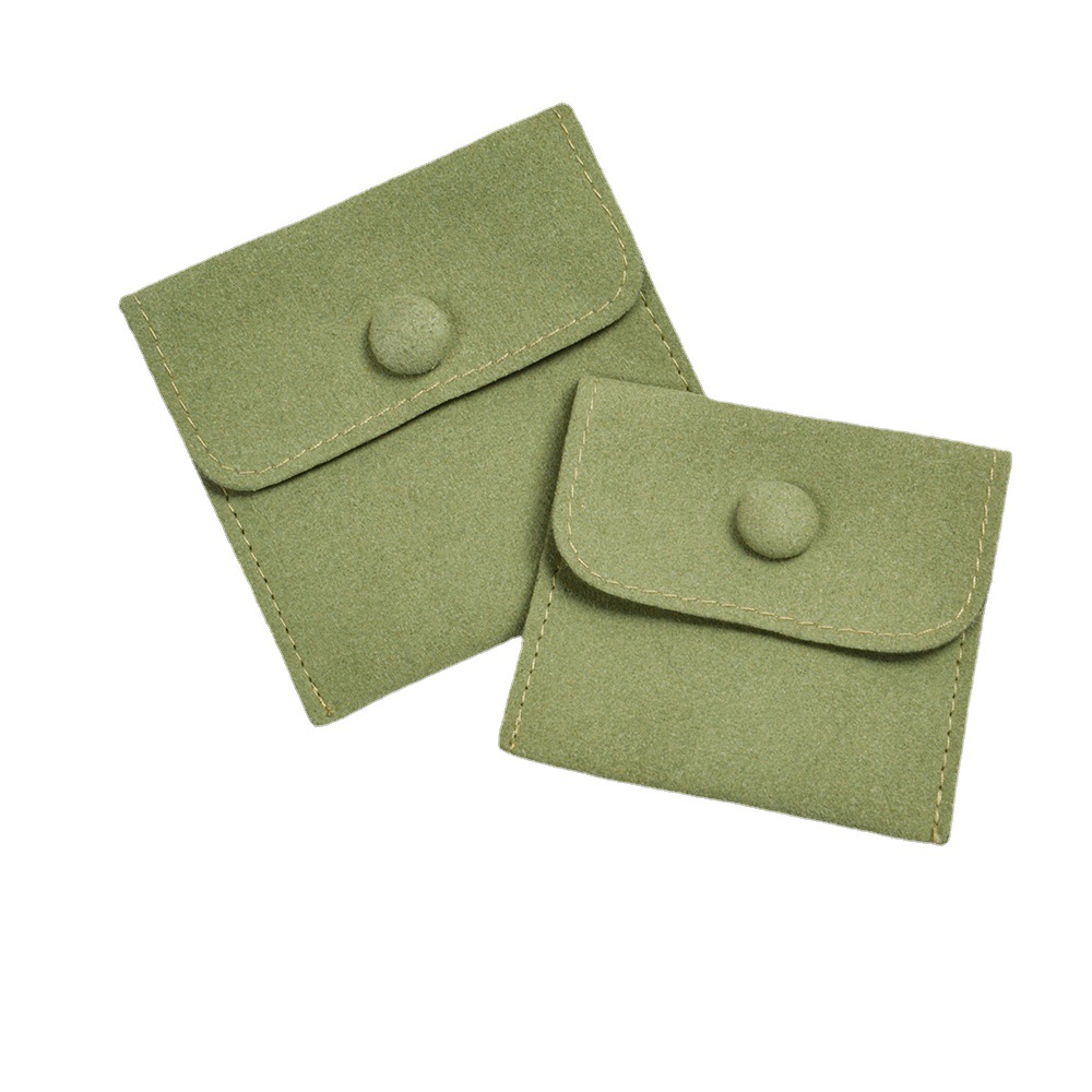 Light Green velvet jewelry pouches bags earrings rings bracelets necklaces keychains dust pouch gift bag with v brand name