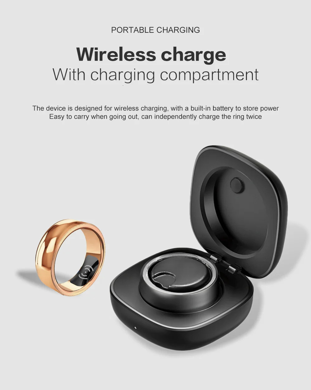 SR200 Smart Ring Multilingual Heart Rate Blood Pressure Blood Oxygen Temperature Sleep Health Fitness Tracker Rings 240504