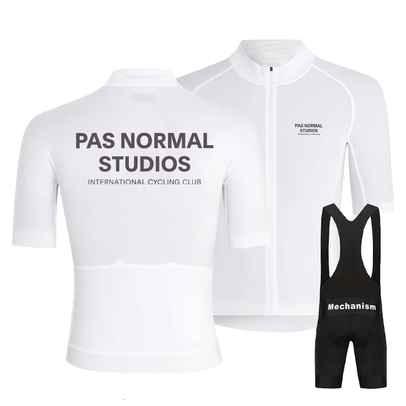 PNS Ciclismo Summer Short Sleeve Jersey PAS NORMAL STUDIOS Cycling clothing Breathable Maillot Hombre Set 240506