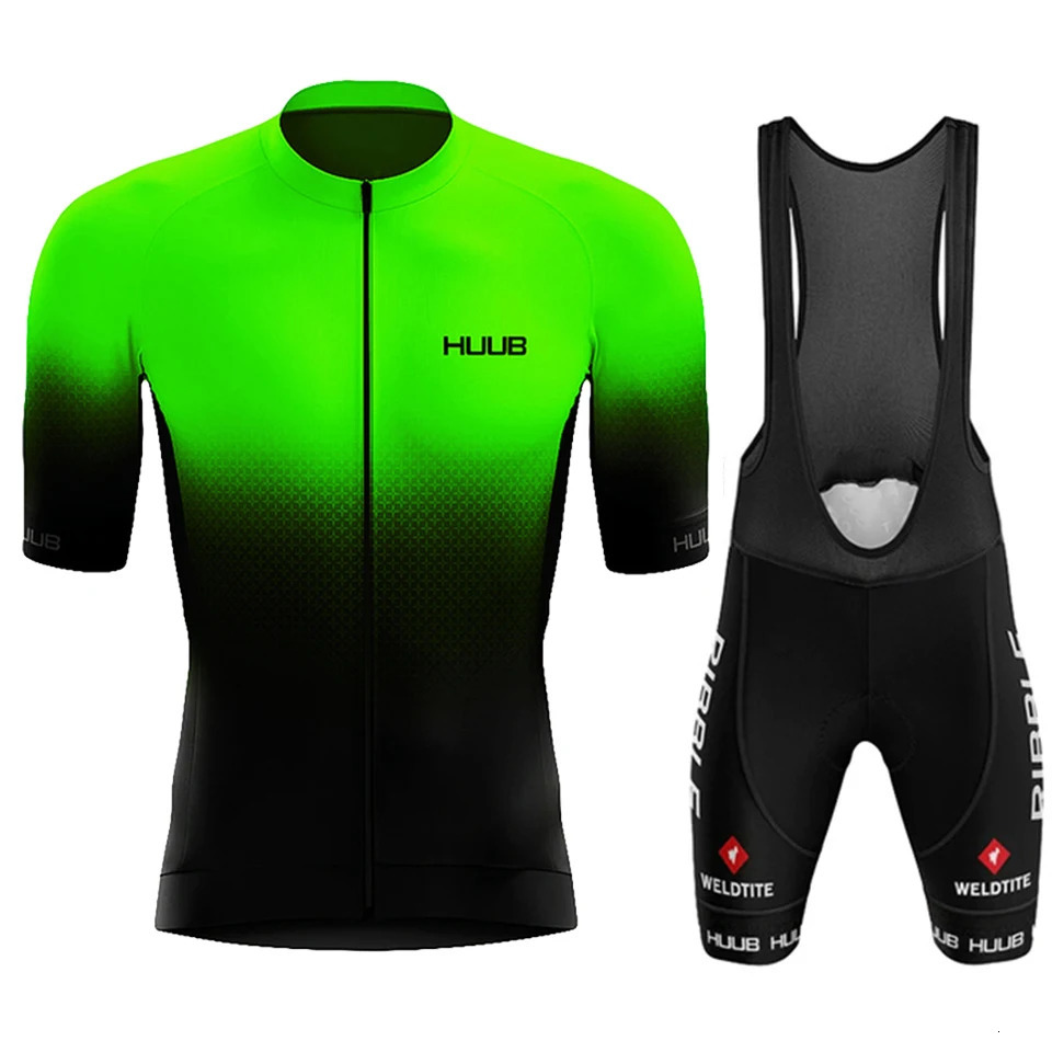 HUUB Summer Men Clothing Cycling Shorts Mtb Cycle Jersey Complete Male Uniform Road Jacket Pants Gel Bicycle Suit Sports Set 240506