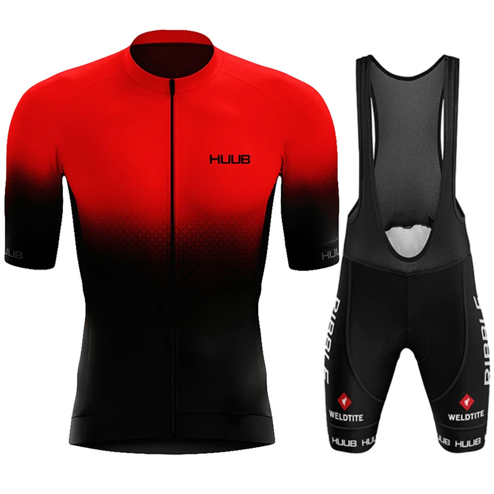 HUUB Summer Men Clothing Cycling Shorts Mtb Cycle Jersey Complete Male Uniform Road Jacket Pants Gel Bicycle Suit Sports Set 240506