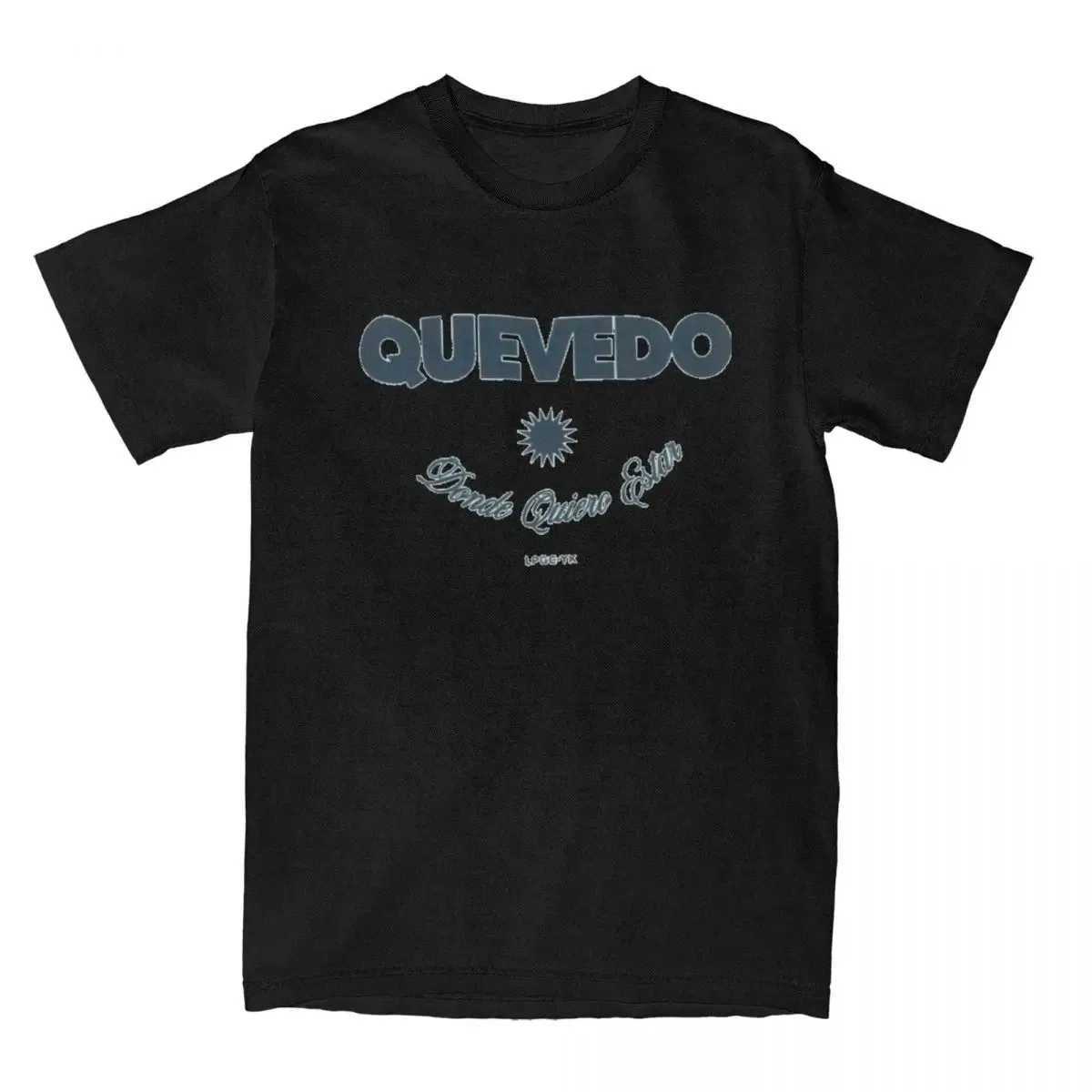 Men's T-Shirts Vintage Quevedo Album T-Shirts for Men Women O Neck 100% Cotton Donde Quiero Estar Short Slve Ts Oversized Clothes T240505