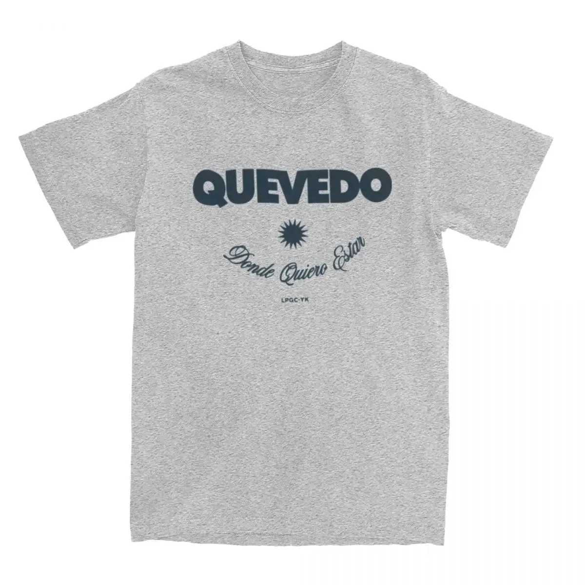 Men's T-Shirts Vintage Quevedo Album T-Shirts for Men Women O Neck 100% Cotton Donde Quiero Estar Short Slve Ts Oversized Clothes T240505