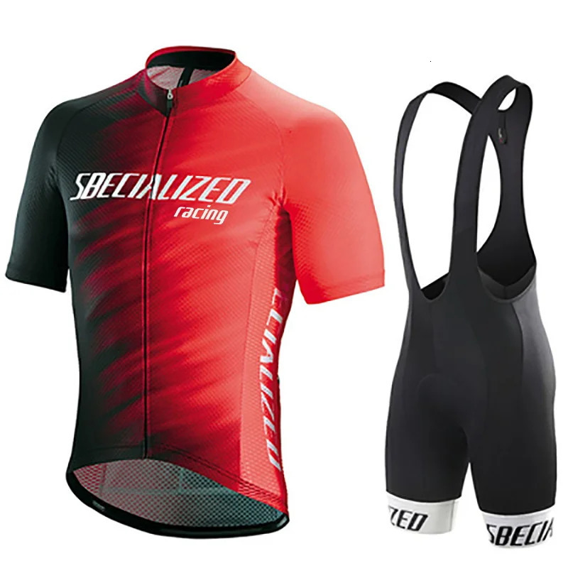 Pro Cycling Jersey Set Summer Men Wear Mountain Bicycle Clothing MTB Bike Riding Clothes Suit 240506