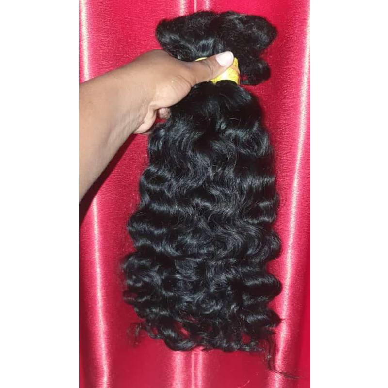 Yirubeauty Brazilian 100% Human Hair Bulks Curly 8-30inch Natural Color Peruvian Indian Hair Products