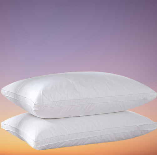 Home Textile Sleeping Pillow 100 goose down light white Pillow Zero Pressure Memory Neck Health 4874cm cotton5054066