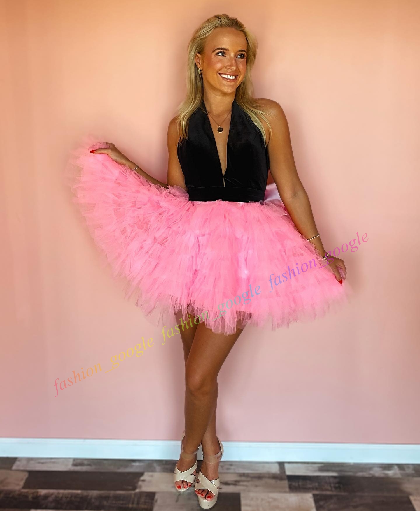 Velvet Halter Cocktail Party Dress Bow Fit-n-Flare Little Black Swan Lady Semi Formal Event Hoco Gala Graduation NYE Sweet 16 Dance Homecoming Holiday