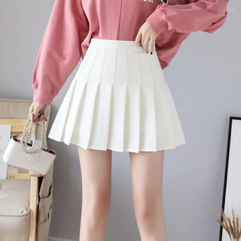 Skirts 2024 Spring Summer Korean Skirt Shorts Women High Waist Sexy Mini School Short Pleated Kawaii Japanese Pink Female