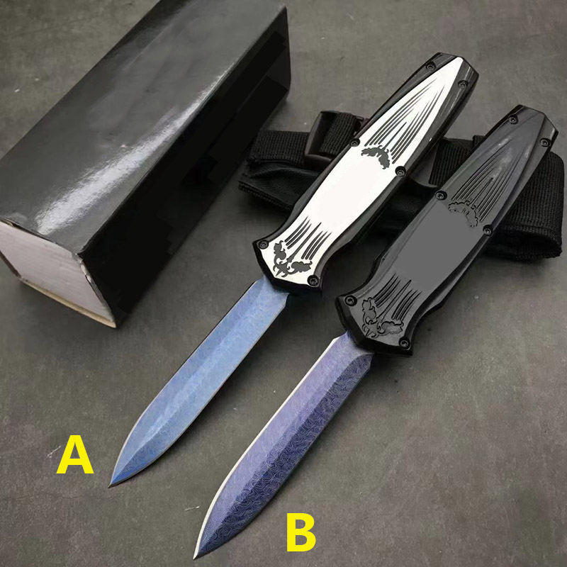 New US EU UK Italian Style Double Action Automatic Pocket Knife Fast Open D2 UT85 UT88 BM 3400 4600 9400 3551 5370 Outdoor Self Defense Hunting Auto Rescue Knives