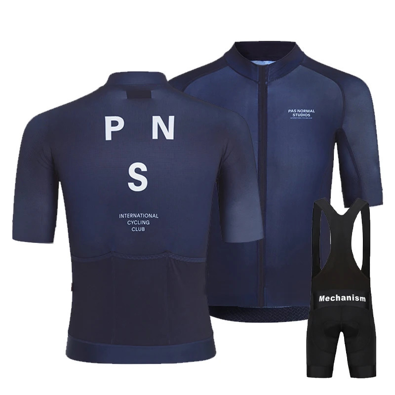 PNS Ciclismo Summer Short Sleeve Jersey PAS NORMAL STUDIOS Cycling clothing Breathable Maillot Hombre Set 240506