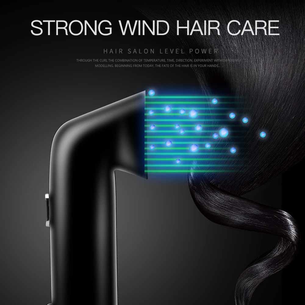 Strong Wind Cold Air Brush Negative Ionic Professional Electric Hair Dryer With Diffuser For Salon Household Styles For 240430