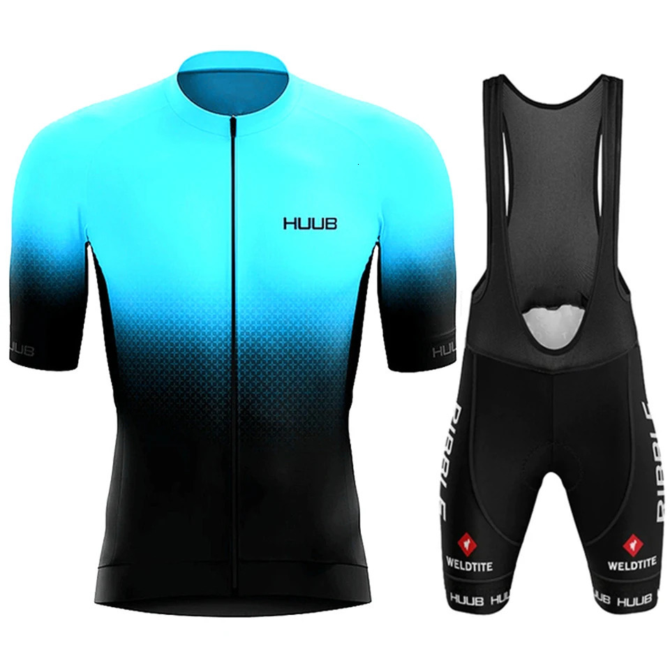 HUUB Summer Men Clothing Cycling Shorts Mtb Cycle Jersey Complete Male Uniform Road Jacket Pants Gel Bicycle Suit Sports Set 240506
