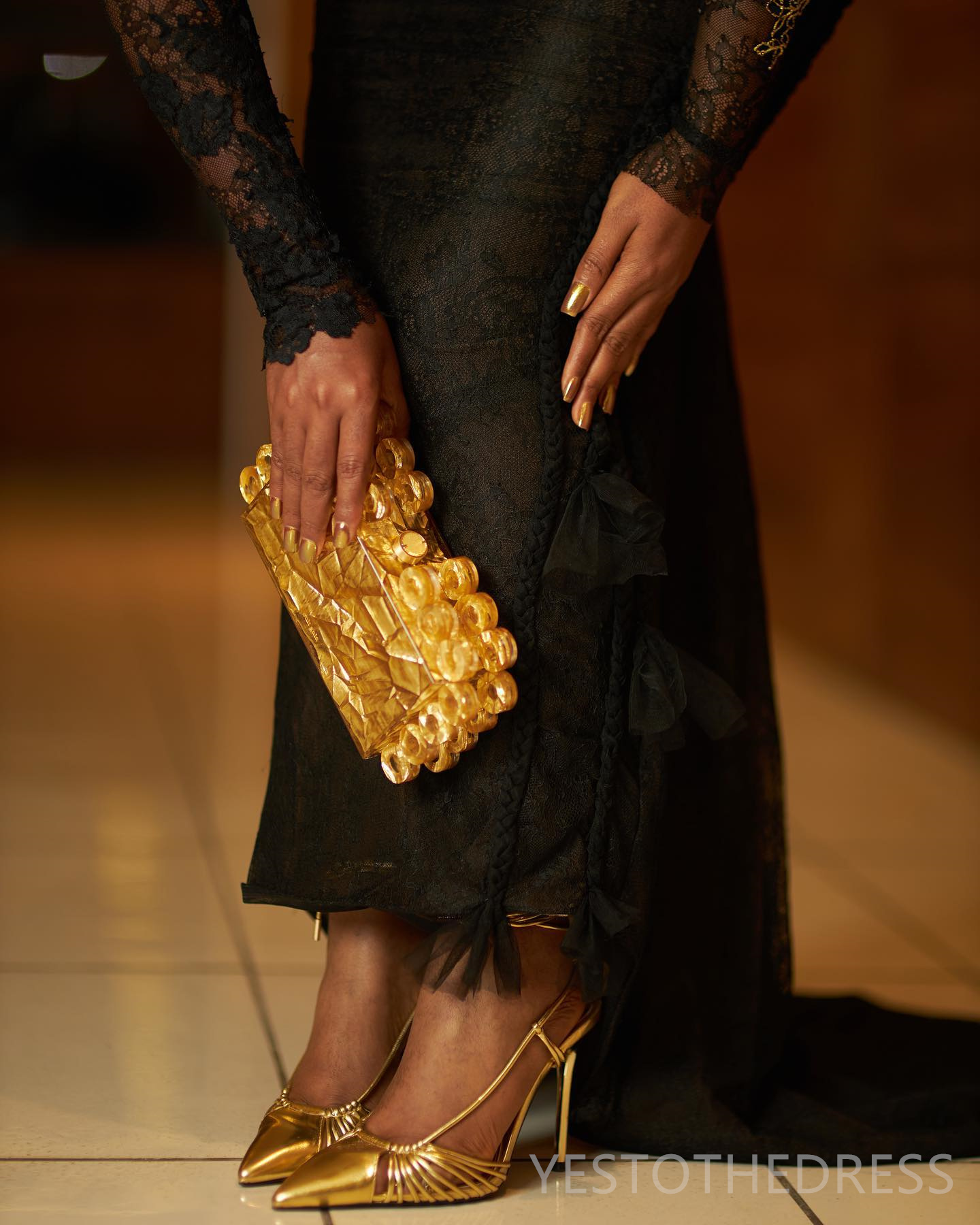 2024 Plus Size Prom Dresses for Black Women Promdress High Neck Illusion Long Sleeves Beaded Appliqued Lace Birthday Dress Second Reception Gowns Enga