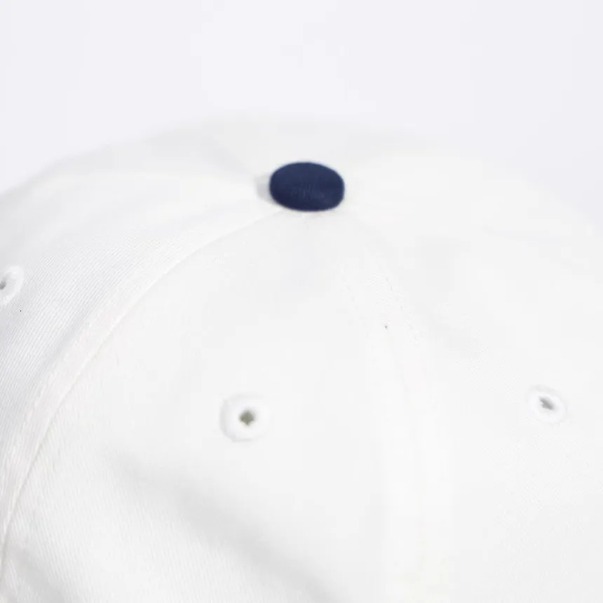 Summer Letter Embroidery Blue White Curved Brim Baseball Cap For Men Women Soft Top Hat Adjustable Sunshade Accessories 240426