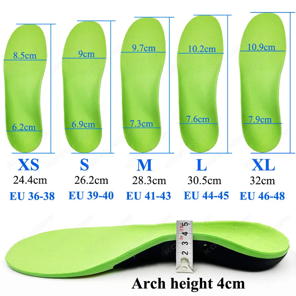 EVA Orthopedic Shoes Sole Insoles For Shoes Arch Foot Pad XO Type Leg Correction Flat Foot Arch Support Sport Shoes Insert 240506