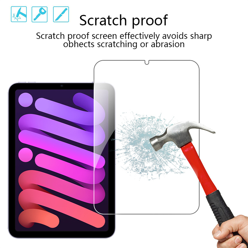 9H Tempered Glass Screen Protector For Ipad Pro 12.9 11 6th Air 5 4 3 2 1 9 9th 10 10th Gen Mini 6 10.9 10.2 9.7 Film