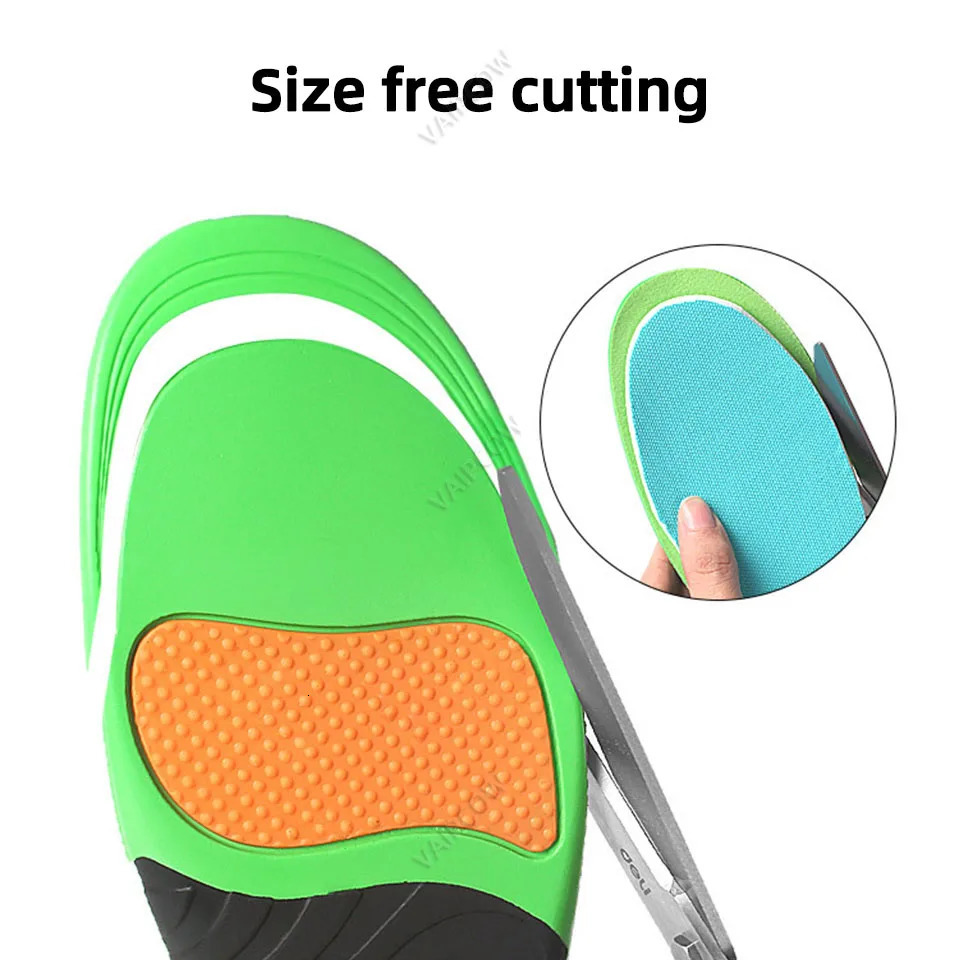 EVA Orthopedic Shoes Sole Insoles For feet Arch Foot Pad XO Type Leg Correct insole Flat Foot Arch Support Sports Shoes Insert 240506