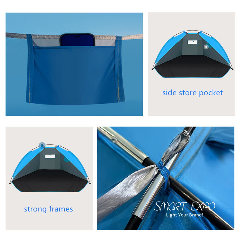 Portable Sunshade Awning Tents UV Protection Waterproof Easy Set Up OS02