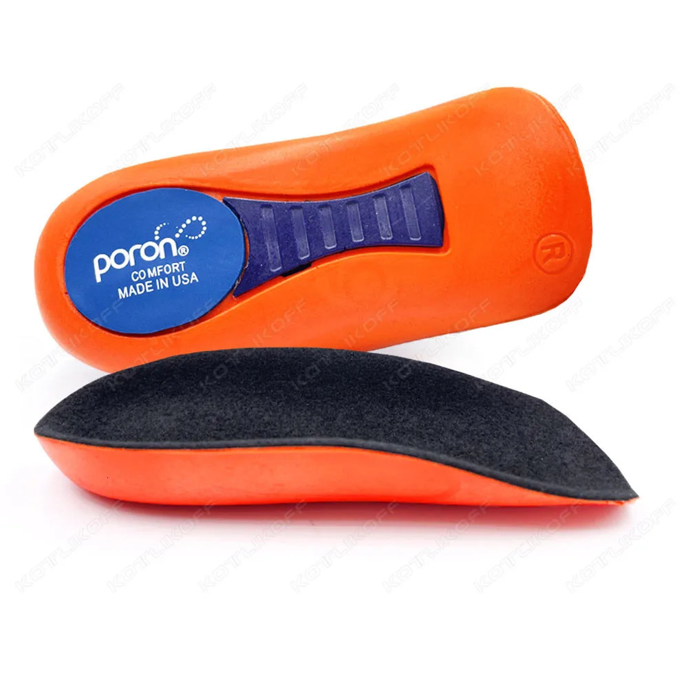 Sports Heel Pad Insoles Pain Relief For Plantar Fasciitis Cushion Foot Massager Care Half Insole Soft Sole Running Shoe 240419