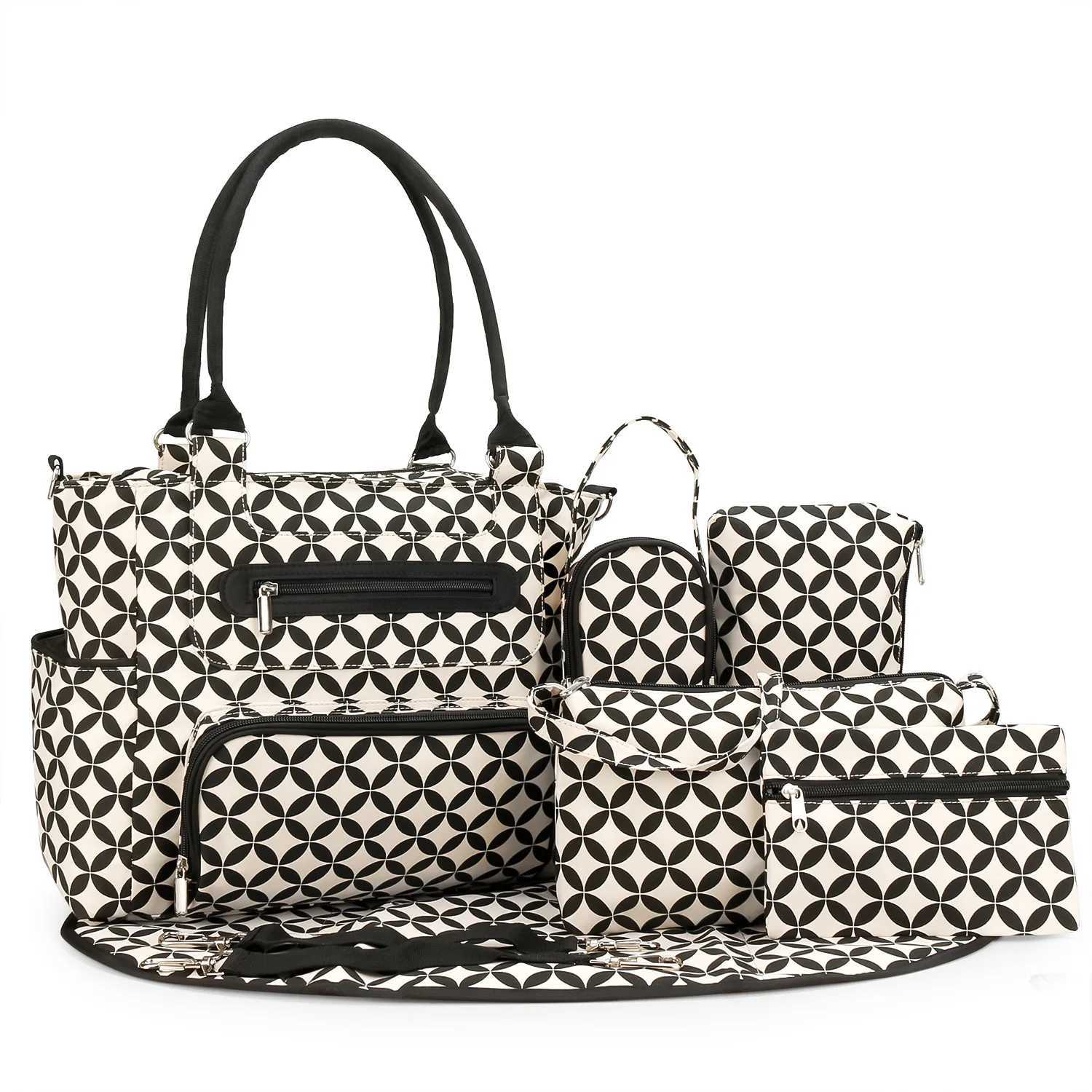 Diaper Bags Mommy Bag Handbag Multi-functional Large Capacity Mother Bag Mom and Baby Diaper Bag Go Out Handbag Baby Bag Y25022767GI