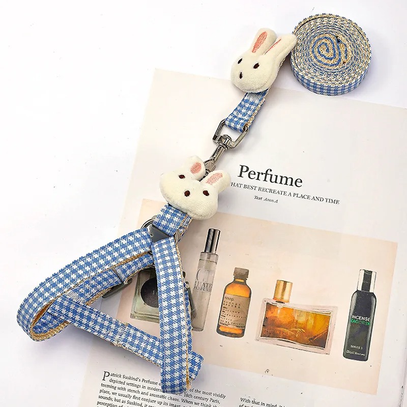 Pet Small Dog Harness Leash Material Quick Release Nylon Straps Anti Pulls Items Leash Supplies Lanyard Accessories