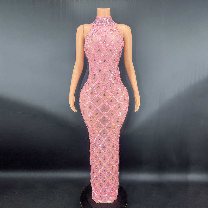 Maternity Pography Sexy Shiny Rhinestone Dress Stretchy Skinny Crystals Maternity Po Shoot Outfit Pregnancy Pography 240129