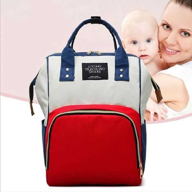 Diaper Bags Mummy diaper bag Large capacity multi-function fashionable and durable mother and baby bag Mummy backpack Y250227RM15