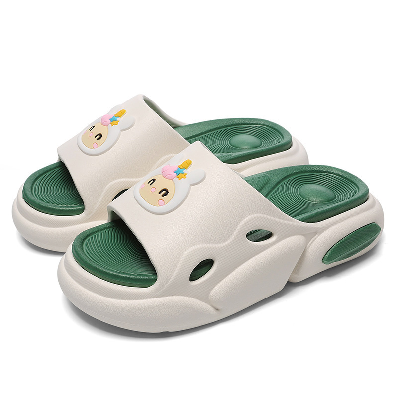 new soled Summer slippers thick for outdoor wear soft and comfortable sandals odor anti slip durable elastic foot flip ps Lhshoe comtable sals