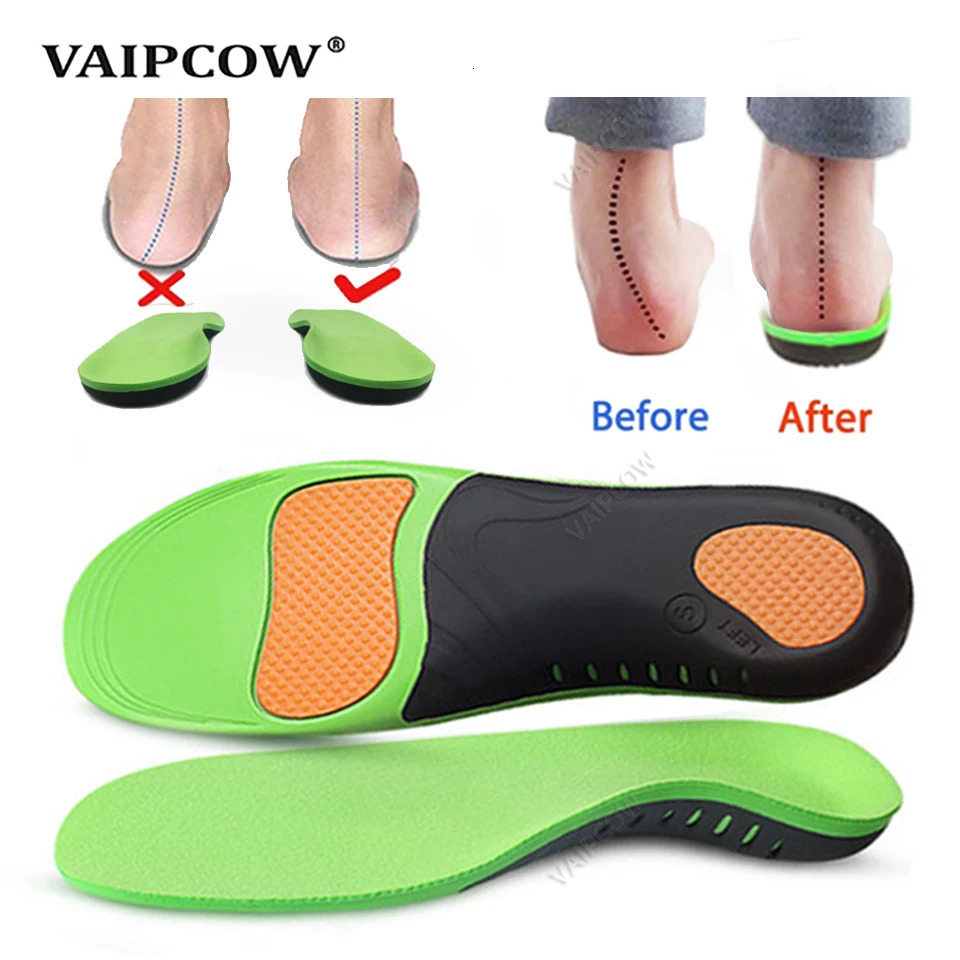 EVA Orthopedic Shoes Sole Insoles For feet Arch Foot Pad XO Type Leg Correct insole Flat Foot Arch Support Sports Shoes Insert 240506