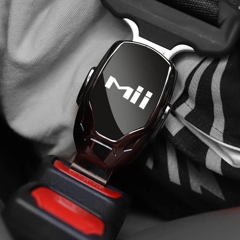 1pcs Car Seat Belt Carabiner Extender Car Seat Belt Metal Accessories For SEAT MII 240506