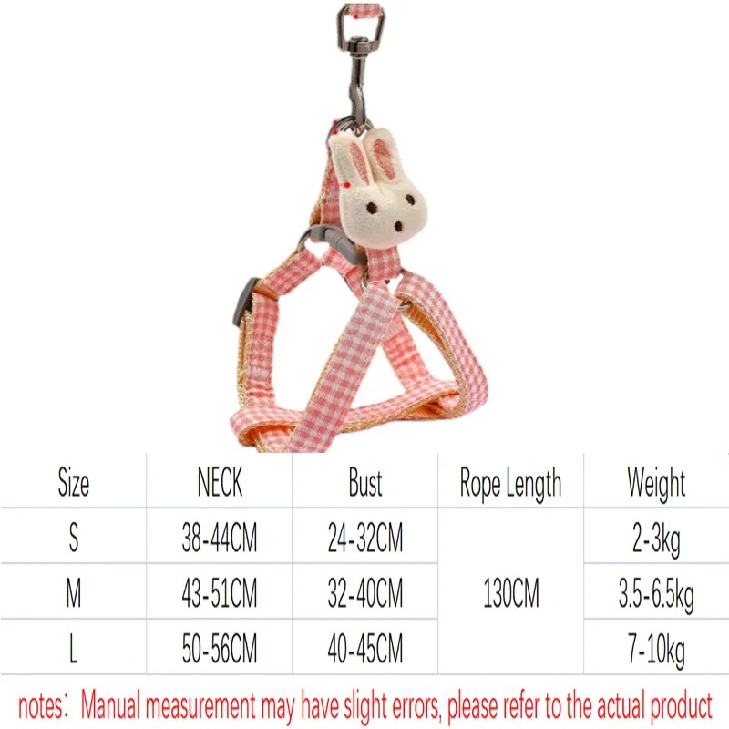 Pet Small Dog Harness Leash Material Quick Release Nylon Straps Anti Pulls Items Leash Supplies Lanyard Accessories