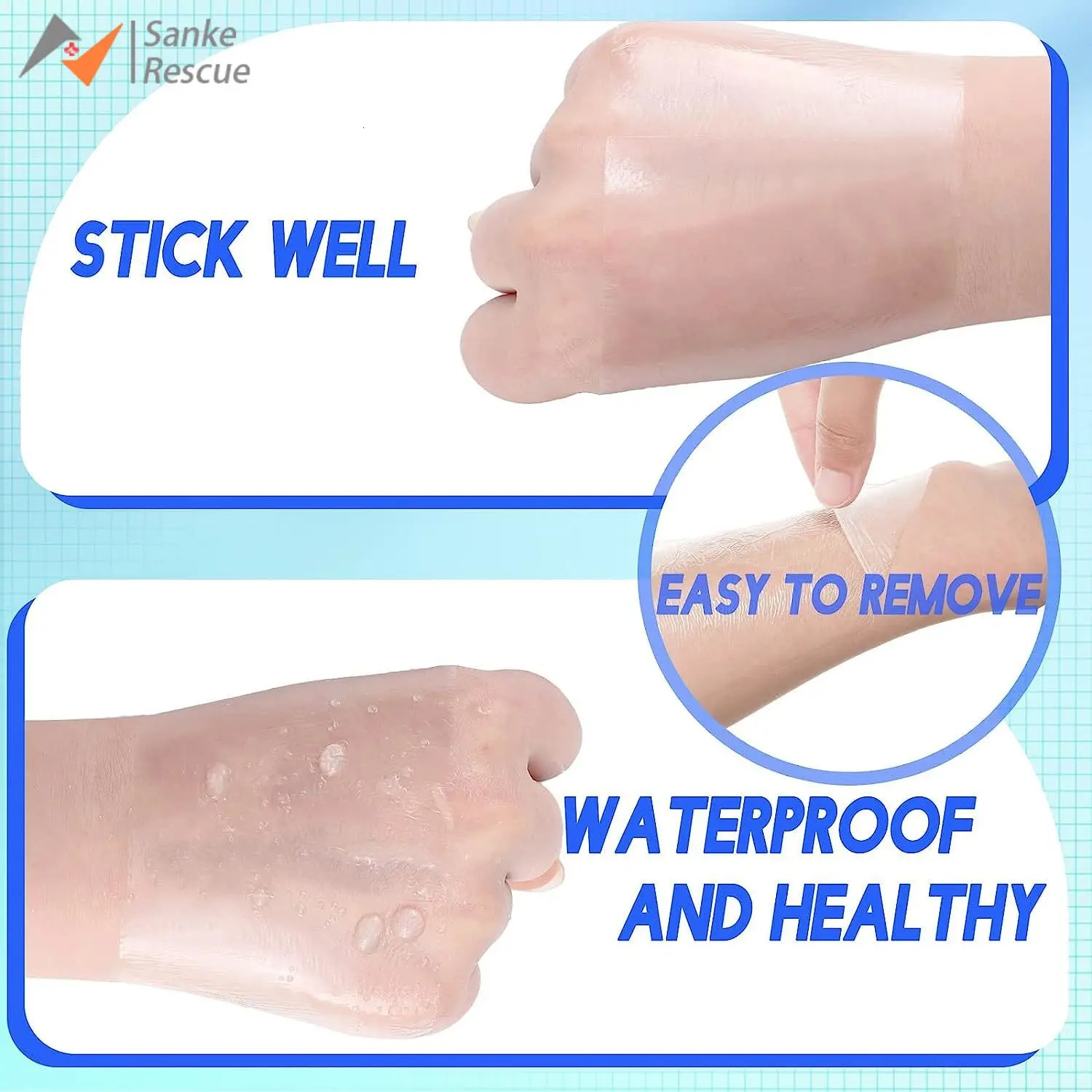 Tattoo Aftercare Waterproof Bandage Roll Transparent Film Dressing Second Skin Healing Protective Clear Adhesive for Tattoo 240506