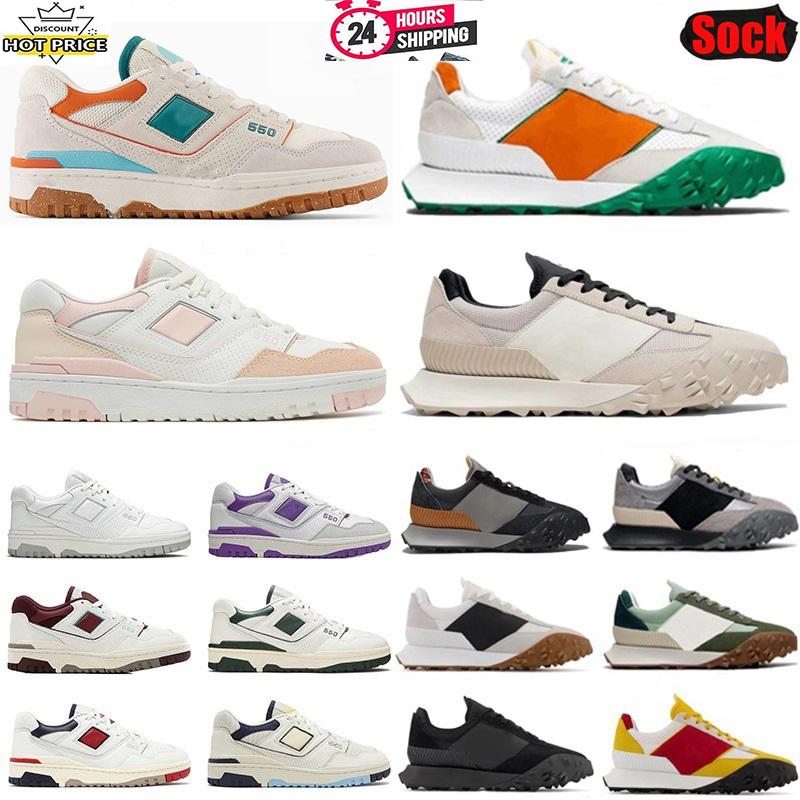 Men Women Running Shoes Triple Castlerock Black Cream White Gum Pack Storm Blue Wheat Field Green Spruce Men 550 XC72 Trainers Sports Sneakers 36-45
